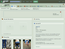 Tablet Screenshot of pjk777.deviantart.com