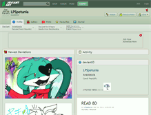 Tablet Screenshot of lpspetunia.deviantart.com