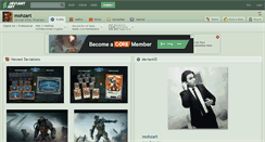 Desktop Screenshot of mohzart.deviantart.com
