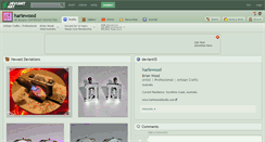 Desktop Screenshot of harlewood.deviantart.com