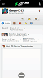 Mobile Screenshot of green-x-13.deviantart.com