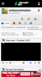 Mobile Screenshot of ambeeanimation.deviantart.com