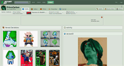 Desktop Screenshot of princezarbon.deviantart.com