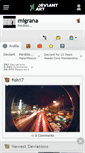 Mobile Screenshot of migrana.deviantart.com