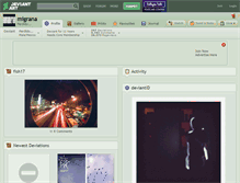 Tablet Screenshot of migrana.deviantart.com