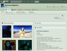 Tablet Screenshot of biochemicalignition.deviantart.com