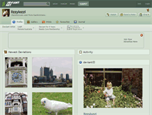 Tablet Screenshot of lizzylozzi.deviantart.com