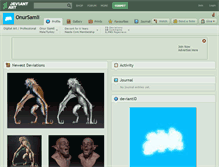Tablet Screenshot of onursamli.deviantart.com