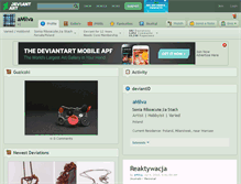 Tablet Screenshot of amilva.deviantart.com