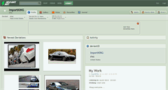 Desktop Screenshot of importking.deviantart.com