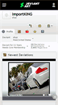 Mobile Screenshot of importking.deviantart.com