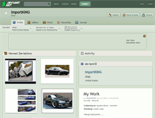 Tablet Screenshot of importking.deviantart.com