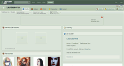 Desktop Screenshot of laurzasawrus.deviantart.com