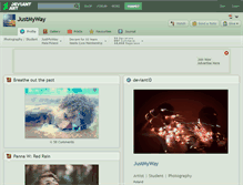 Tablet Screenshot of justmyway.deviantart.com