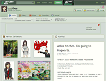 Tablet Screenshot of buzi-bee.deviantart.com