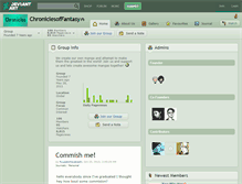 Tablet Screenshot of chroniclesoffantasy.deviantart.com
