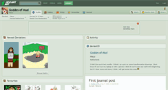 Desktop Screenshot of goddes-of-mud.deviantart.com