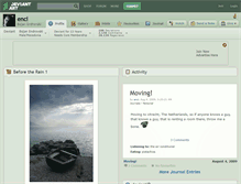 Tablet Screenshot of enci.deviantart.com