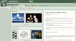 Desktop Screenshot of lightninglad-club.deviantart.com