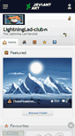 Mobile Screenshot of lightninglad-club.deviantart.com