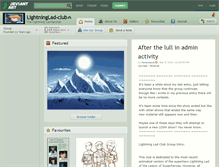 Tablet Screenshot of lightninglad-club.deviantart.com