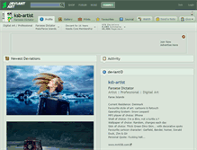 Tablet Screenshot of ksb-artist.deviantart.com