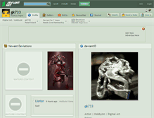 Tablet Screenshot of gk733.deviantart.com