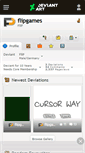 Mobile Screenshot of flipgames.deviantart.com