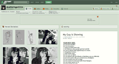 Desktop Screenshot of deathbringer0324.deviantart.com
