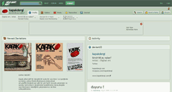 Desktop Screenshot of kapakdergi.deviantart.com