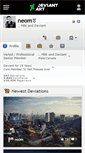 Mobile Screenshot of neom.deviantart.com