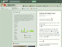 Tablet Screenshot of maka-club.deviantart.com