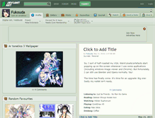 Tablet Screenshot of fukouda.deviantart.com