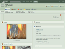 Tablet Screenshot of fillthisvoid.deviantart.com