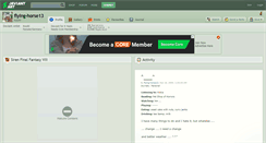 Desktop Screenshot of flying-horse13.deviantart.com