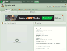 Tablet Screenshot of flying-horse13.deviantart.com