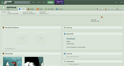 Desktop Screenshot of minicloud.deviantart.com