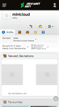 Mobile Screenshot of minicloud.deviantart.com