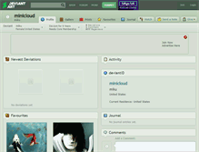 Tablet Screenshot of minicloud.deviantart.com