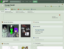 Tablet Screenshot of hyuuga-hanabi.deviantart.com