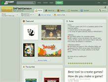 Tablet Screenshot of daflashgames.deviantart.com