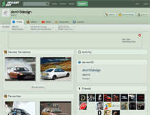Tablet Screenshot of deni10design.deviantart.com