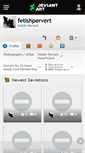 Mobile Screenshot of fetishpervert.deviantart.com