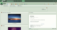 Desktop Screenshot of nezim.deviantart.com