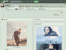 Tablet Screenshot of linds37.deviantart.com