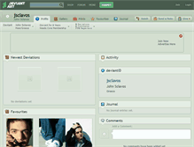 Tablet Screenshot of jsclavos.deviantart.com