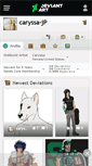 Mobile Screenshot of caryssa-jp.deviantart.com