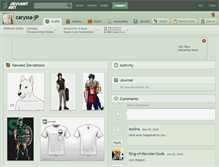 Tablet Screenshot of caryssa-jp.deviantart.com