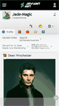 Mobile Screenshot of jade-magic.deviantart.com