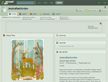 Tablet Screenshot of jessicaraegordon.deviantart.com
